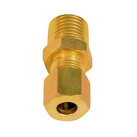 Everflow 1/4" O.D. COMP x MIP Adapter Pipe Fitting; Lead Free Brass C68-14-NL